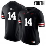 Youth Ohio State Buckeyes #14 KJ Hill Black Nike NCAA College Football Jersey Version NFI6644WG
